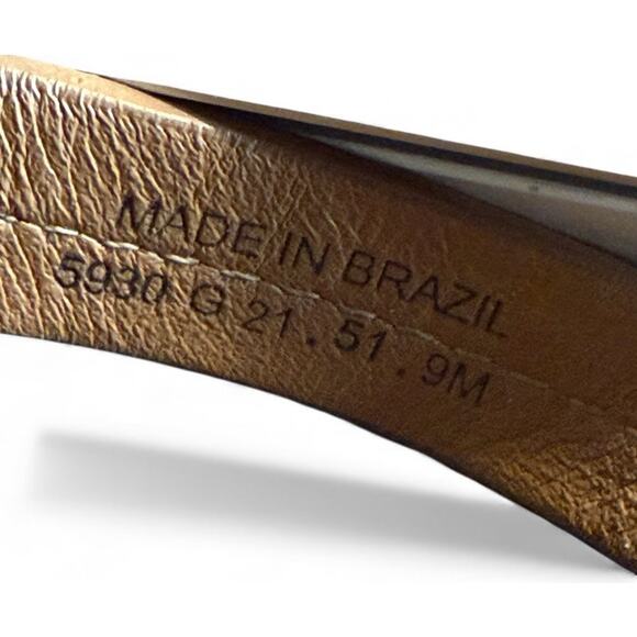 Tory Burch Miller Tan Leather Sandals, Classic Logo Medallion, Women's Size 9 - Picture 5 of 6